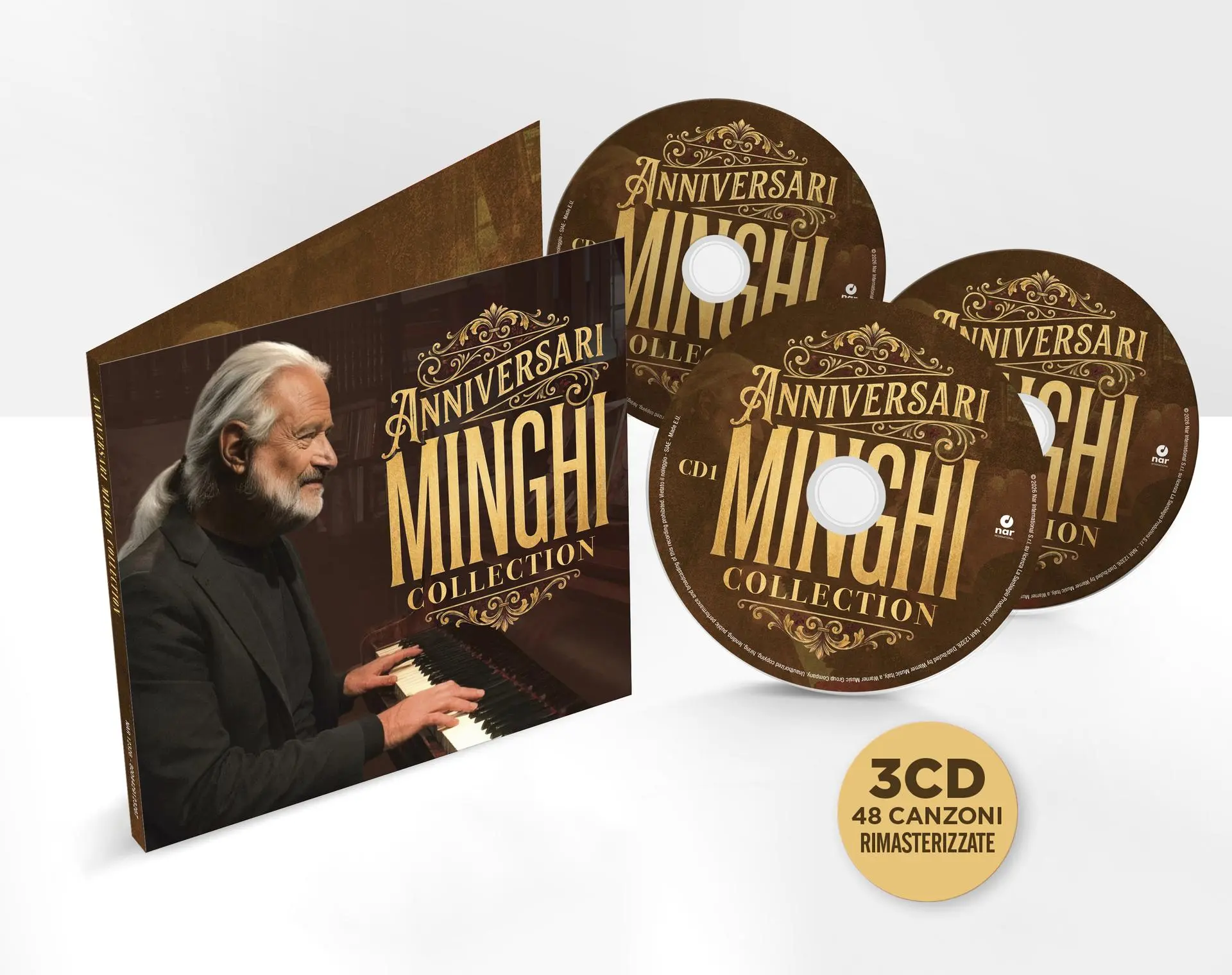 Amedeo Minghi celebra 60 anni di carriera con la raccolta Anniversari Collection
