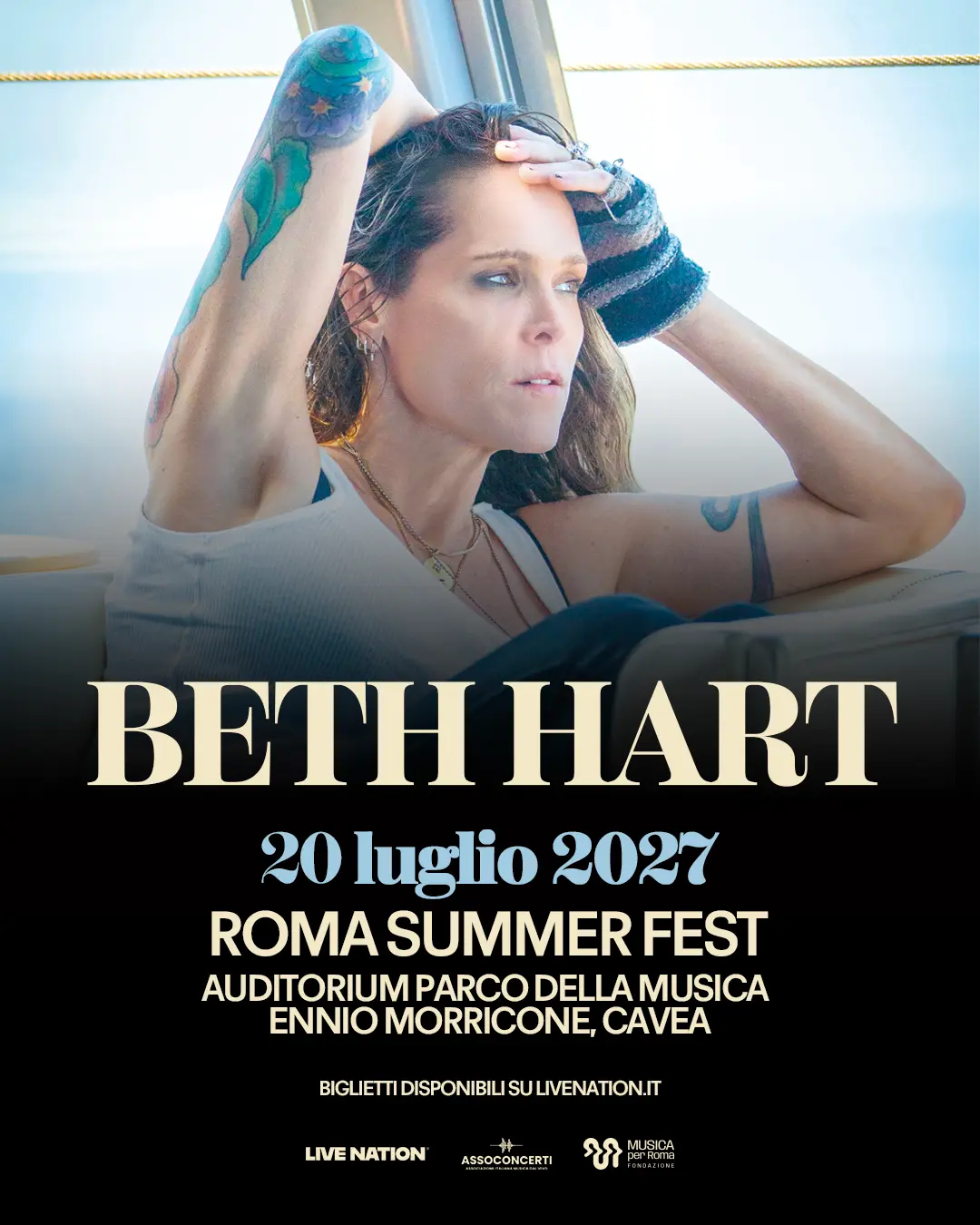Beth Hart torna in Italia: unico concerto al Roma Summer Fest 2027