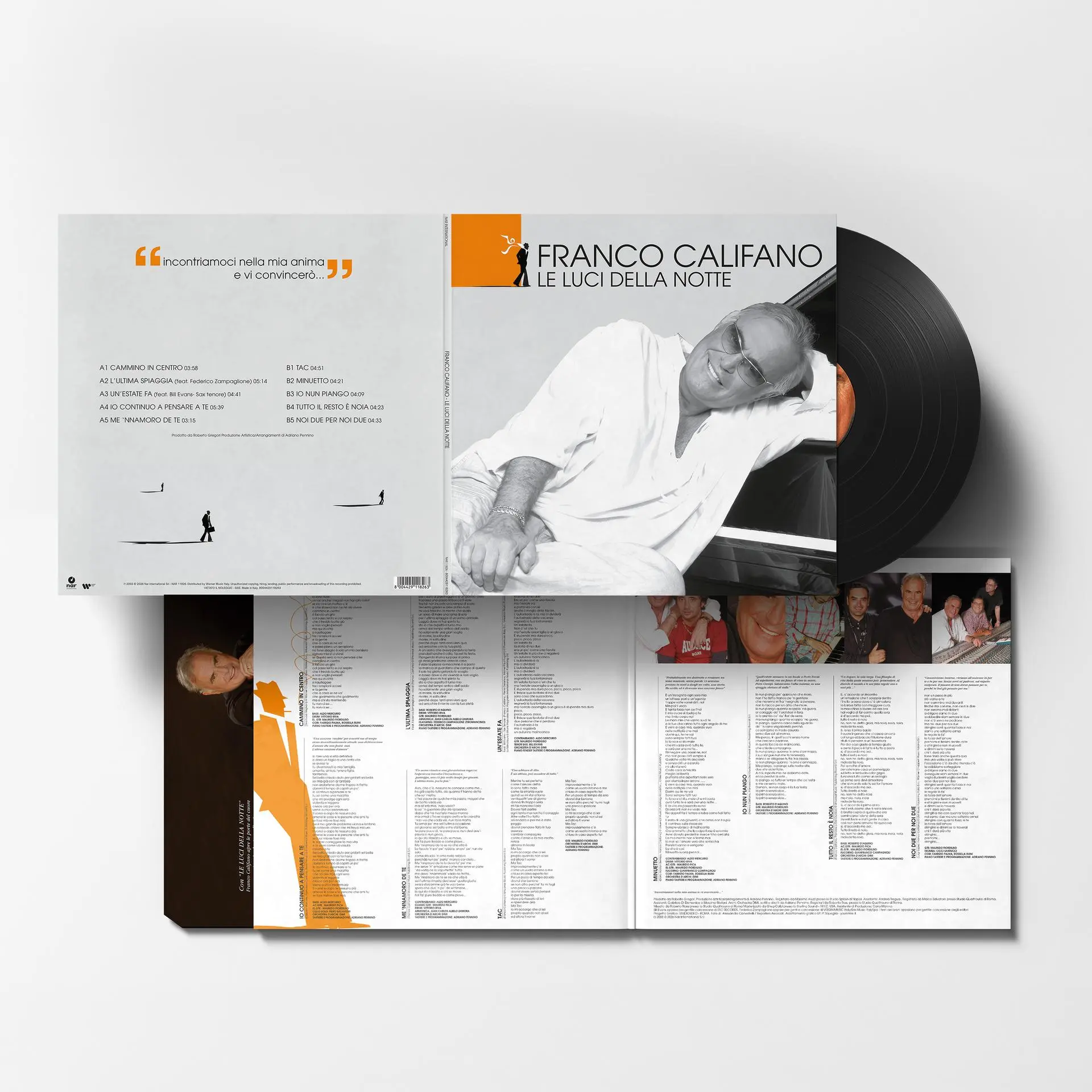 Franco Califano, "Le luci della notte" per la prima volta in vinile dal 18 settembre