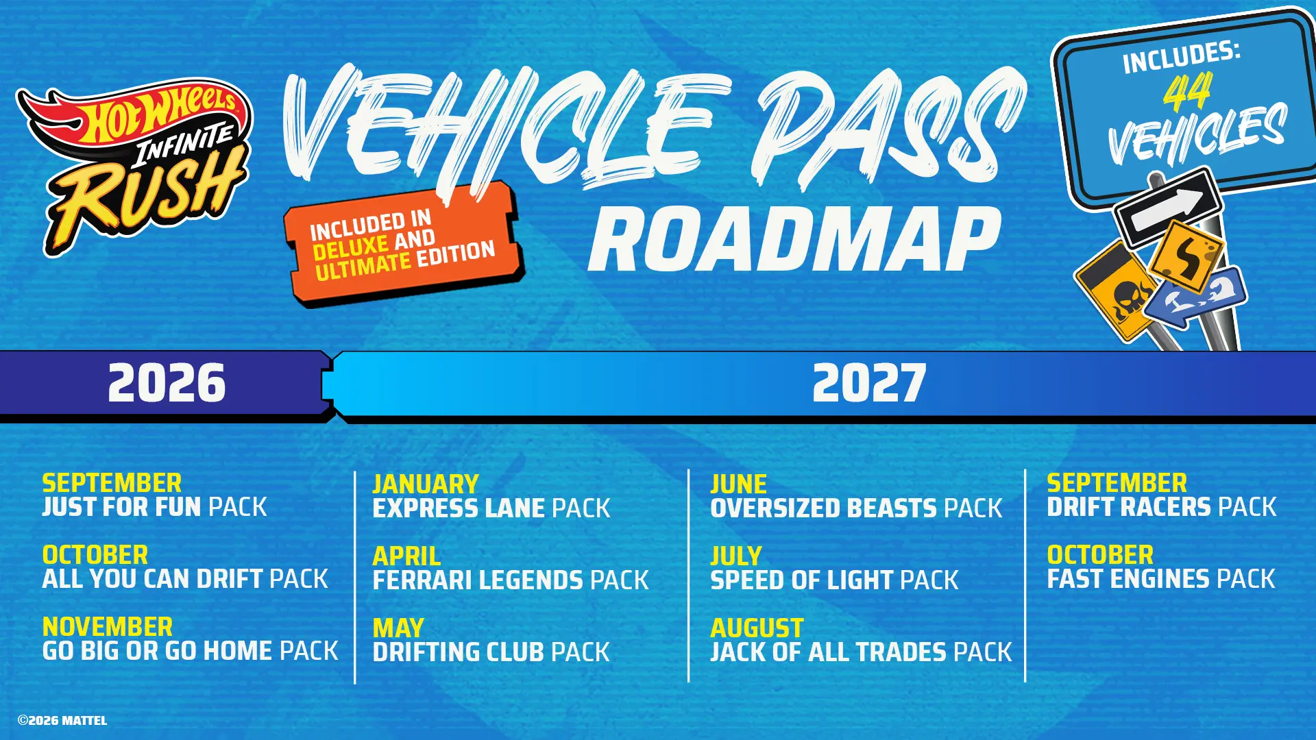 HOT WHEELS Infinite Rush: svelata la roadmap post-lancio con espansione Ferrari