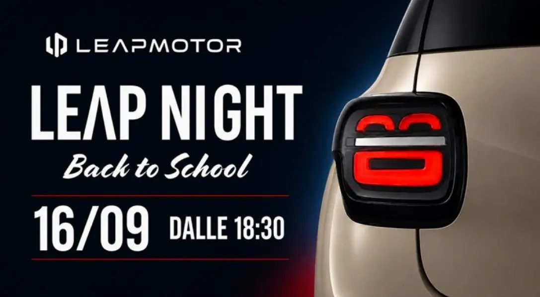 Leapmotor accende l'autunno con la seconda Leap Night - Back to School il 16 settembre