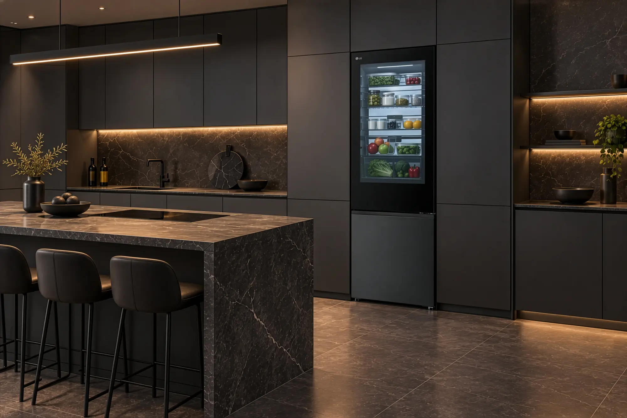 LG lancia la nuova gamma di frigoriferi InstaView Fit & Max con tecnologia AI