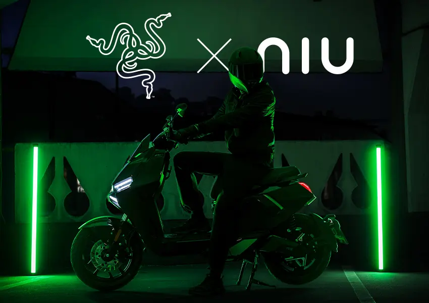 NIU e Razer svelano FQiX x Razer Special Edition: design gaming per la mobilità elettrica