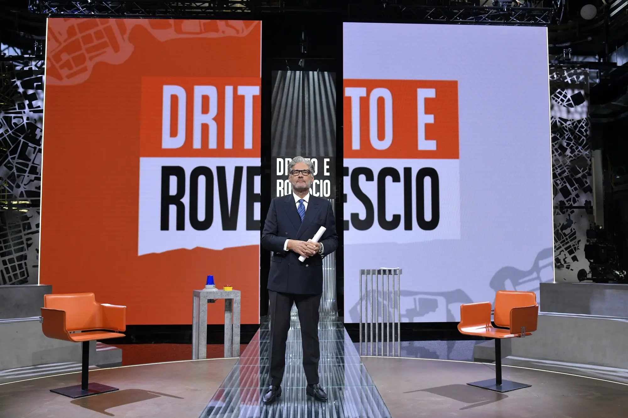 Paolo Del Debbio apre la stagione di Dritto e Rovescio con Matteo Salvini