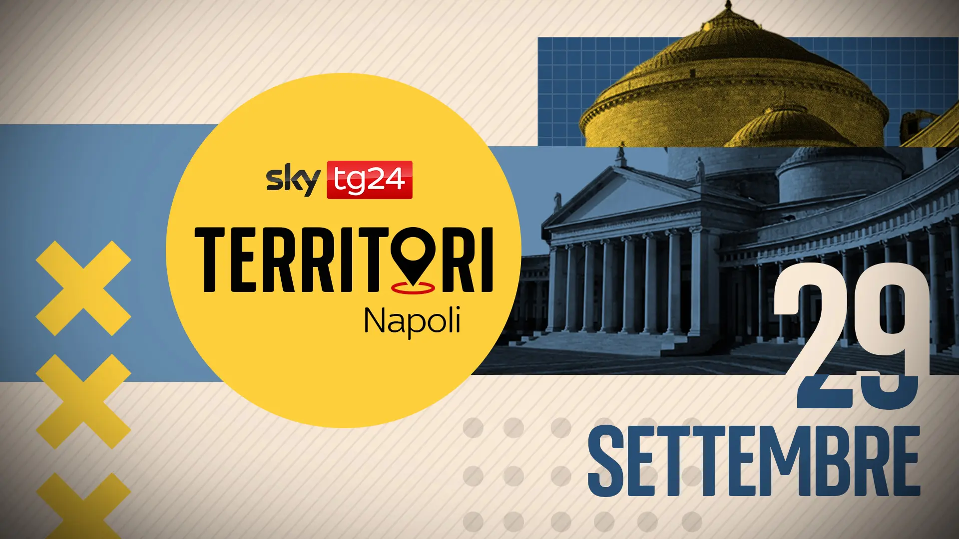 Sky TG24 Territori debutta a Napoli: incontri e approfondimenti dal Palazzo dell'Immacolatella