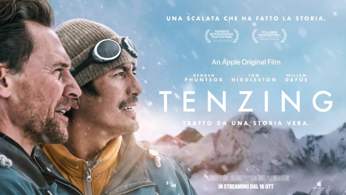 Tenzing: trailer svelato per il film sull'epico scalatore dell'Everest, debutto su Apple TV