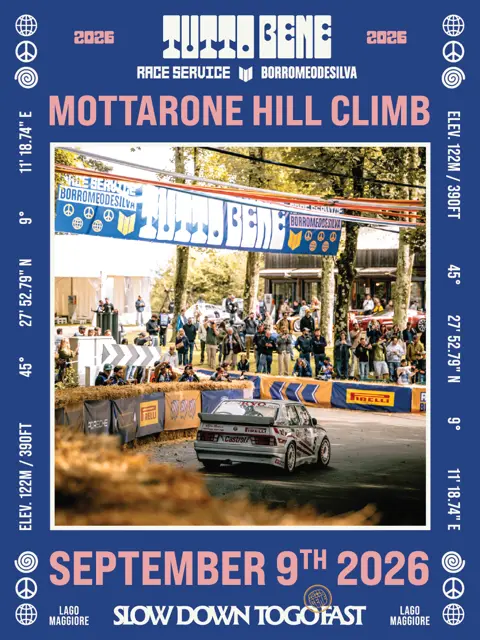 Tutto Bene Hillclimb: terza edizione tra auto d'eccezione e stile sulle curve del Mottarone