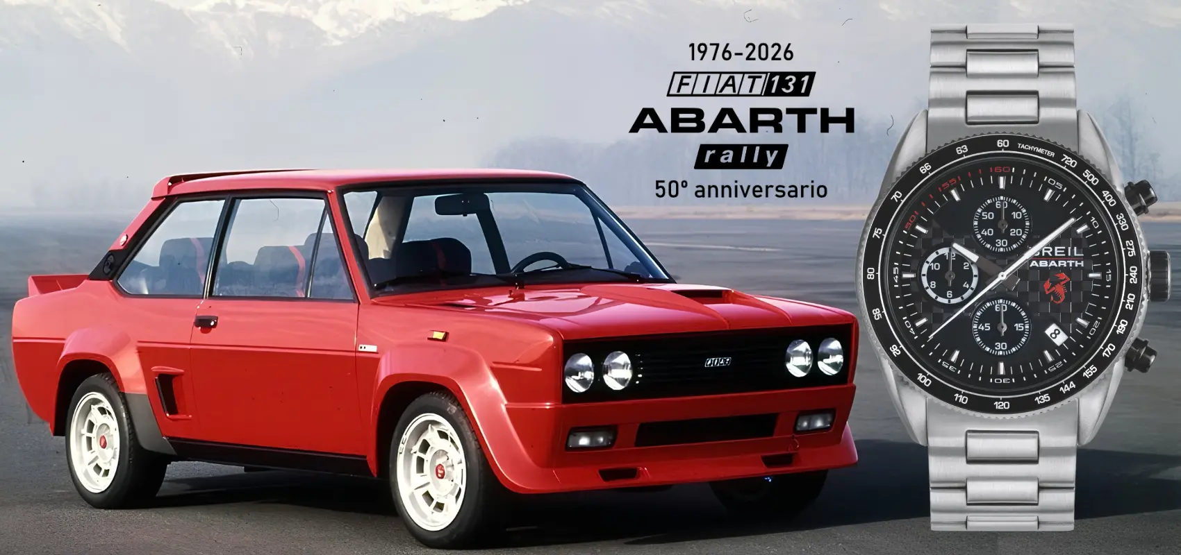 Breil celebra i 50 anni della Fiat 131 Abarth Rally con un cronografo in edizione limitata