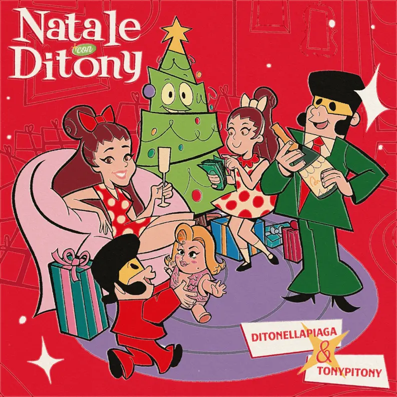 Ditonellapiaga e TonyPitony insieme per l'album di Natale "Natale con Ditony"