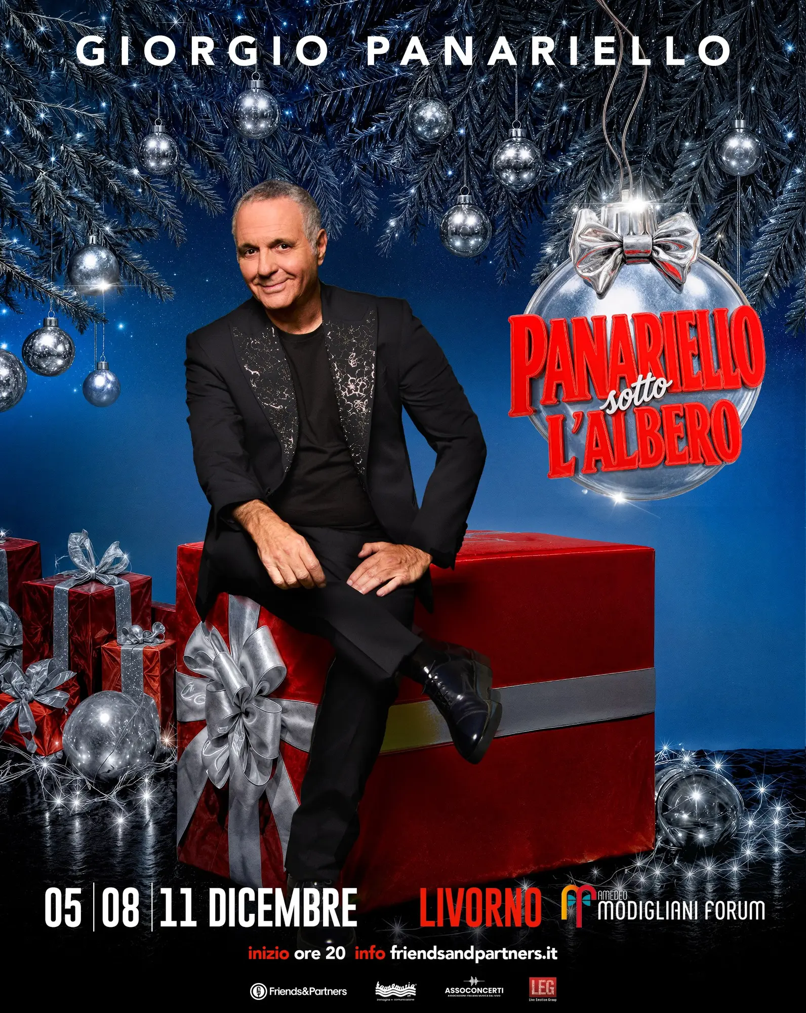 Giorgio Panariello riporta in scena 'Panariello Sotto l'Albero' a Livorno