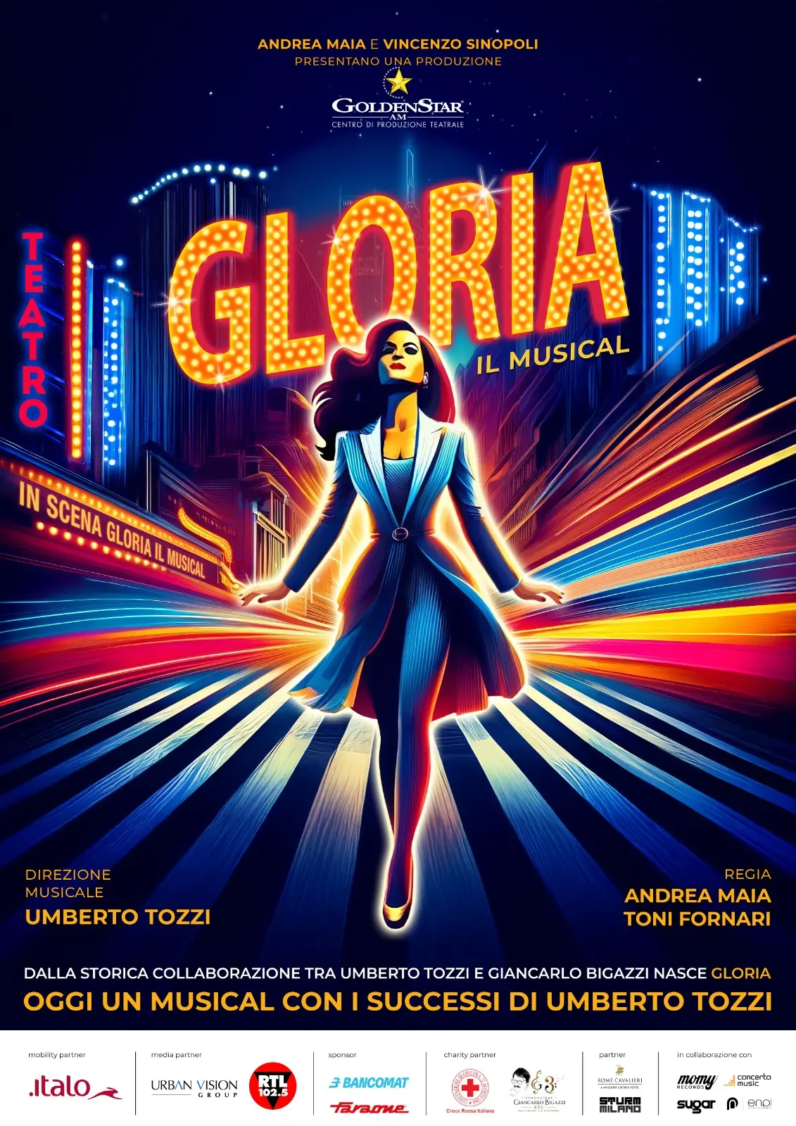 Gloria Il Musical: debutto a Milano per lo show sui grandi successi di Umberto Tozzi
