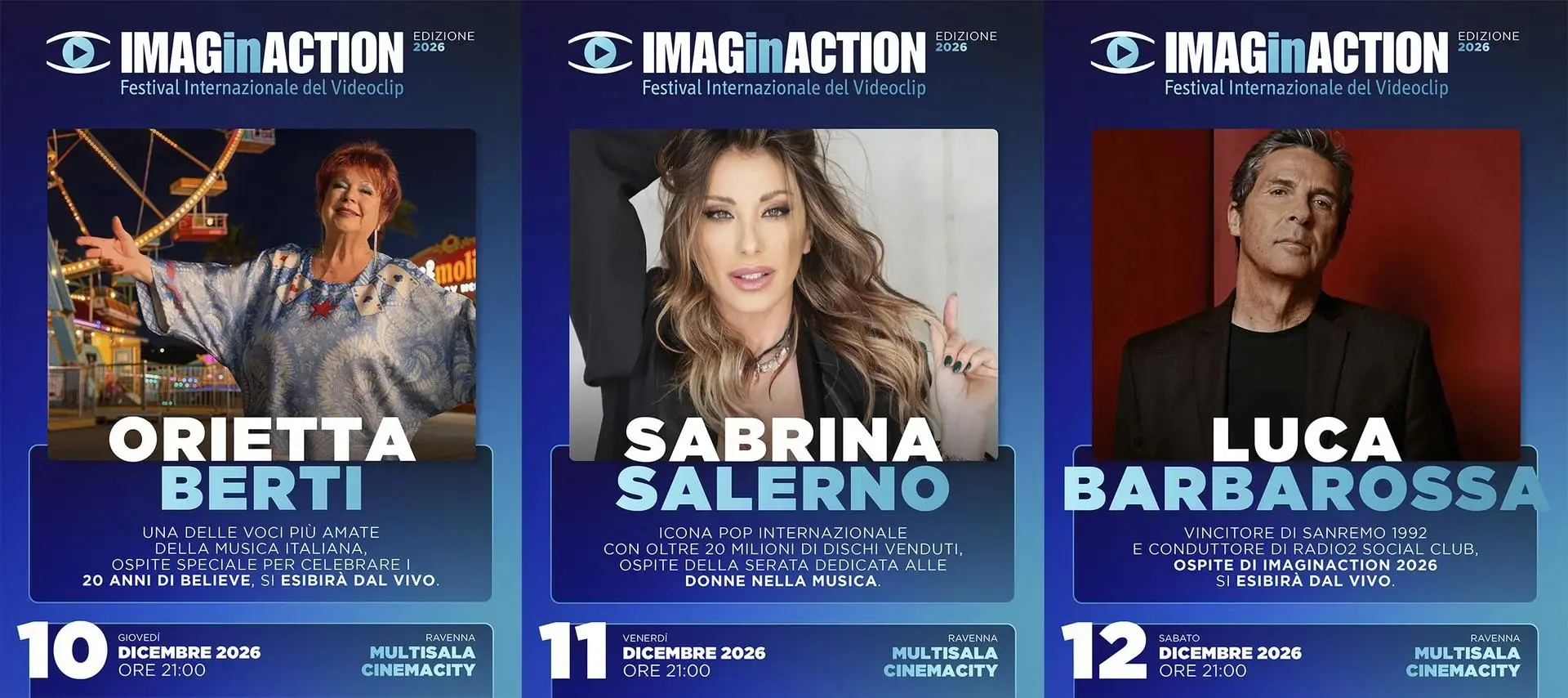 IMAGinACTION 2026: grandi nomi e innovazione tra videoclip, musica e AI a Ravenna