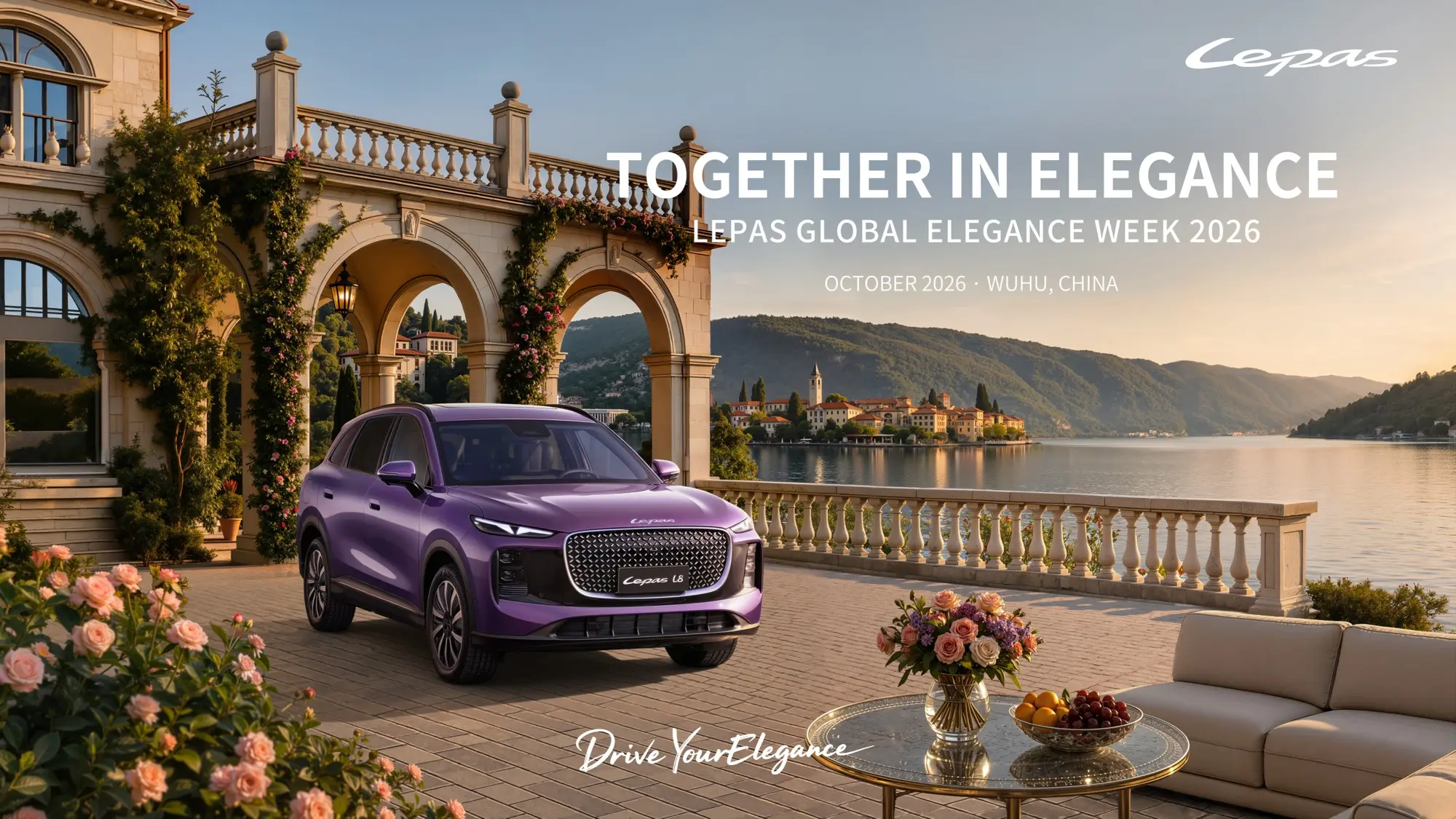 LEPAS svela la prima concept car alla Global Elegant Lifestyle Week di Wuhu