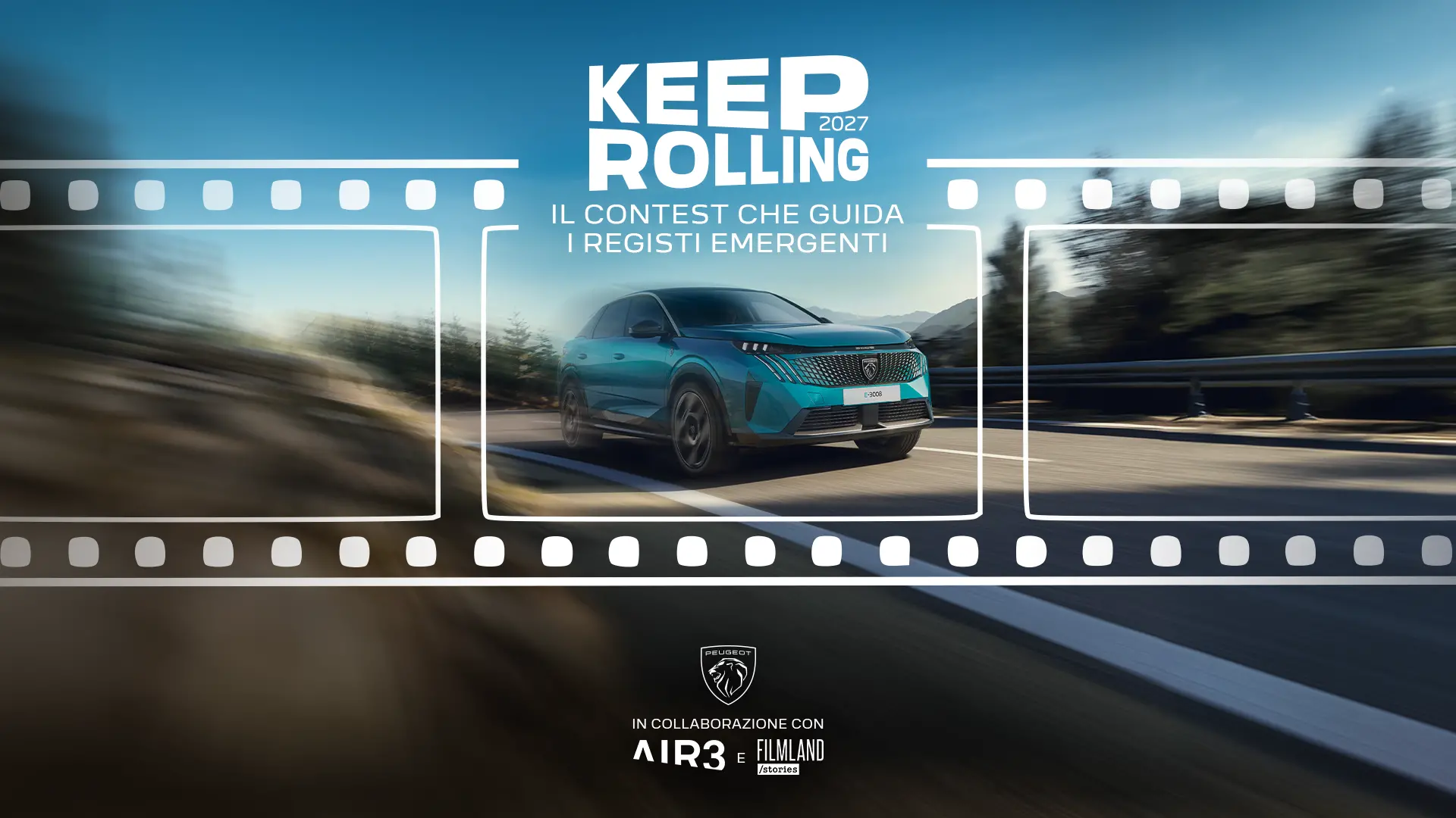 Keep Rolling 2027: Peugeot sostiene i nuovi registi italiani con un importante premio