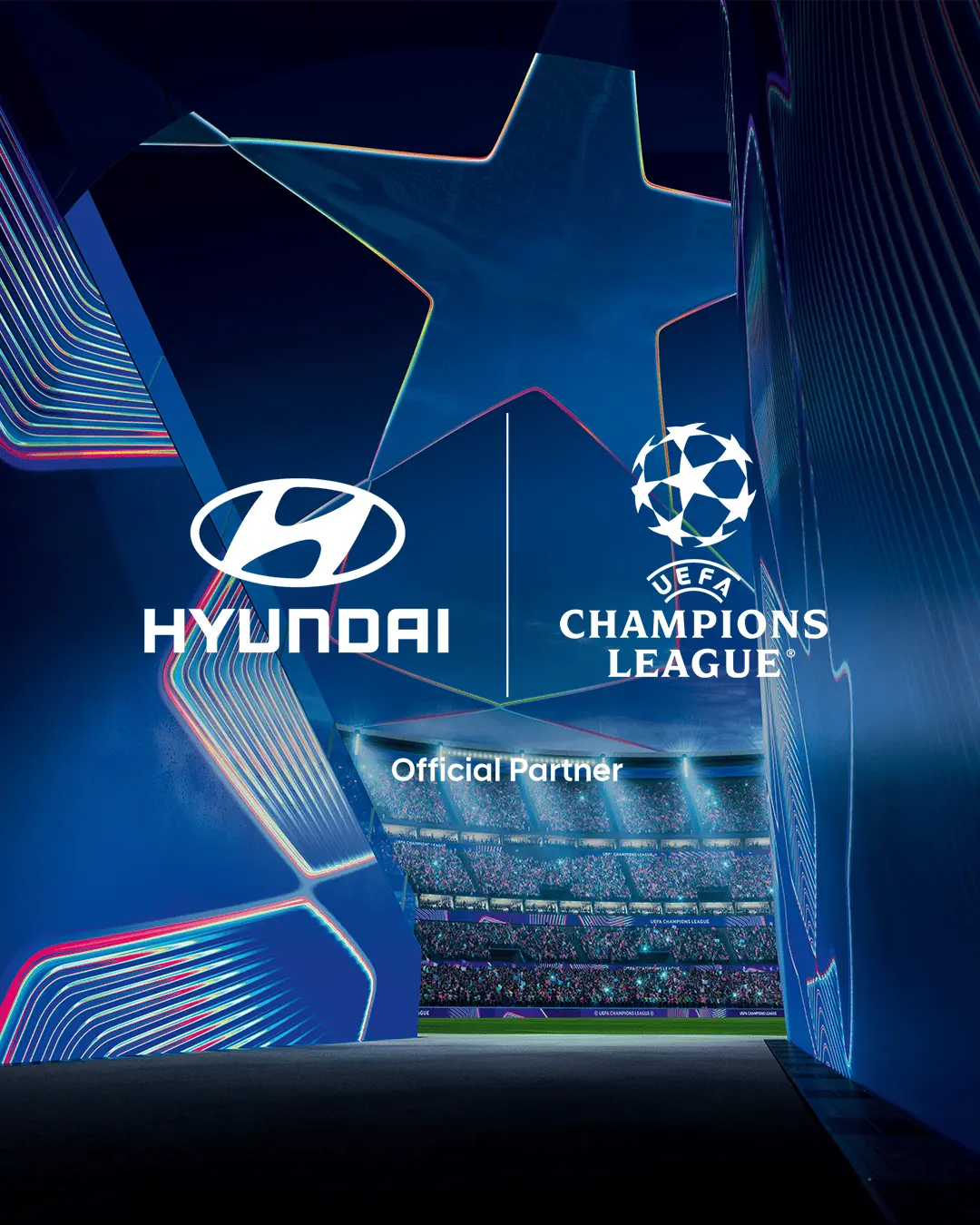Hyundai diventa Official Automotive Partner della UEFA Champions League dal 2026