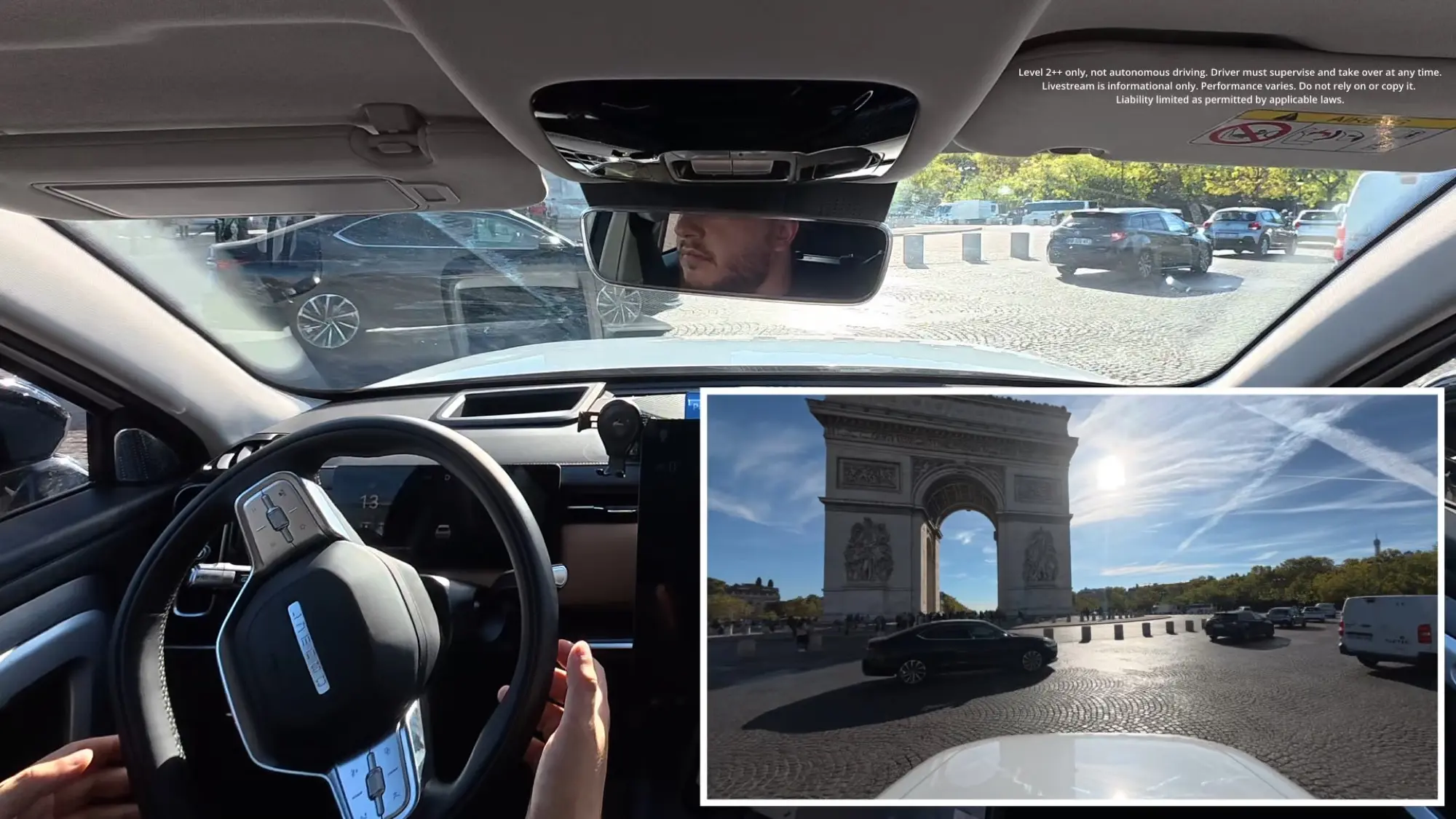 JAECOO 7 percorre 11 km nel traffico di Parigi senza intervento umano